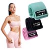 Zestaw gum do ćwiczeń ALPHA Hip Bands HMB-01 Kolor Czarny
