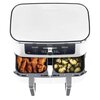 Air Fryer Frytkownica beztłuszczowa NINJA Foodi AF400EUWH Dual Zone Biały z podwójnym koszem Funkcje Programator czasowy, Regulacja temperatury