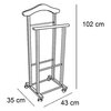 Stojak na ubrania ARREDAMENTI Atri 35 x 43 cm Bukowy Dla dzieci Nie
