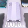 Powerbank AWEI P20K 10000mAh 12W Czarny Pojemność nominalna [mAh] 10000