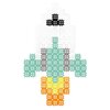 Klocki plastikowe MARIOINEX Micro Waffle Rakieta 903469 Seria Micro Waffle