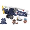 Klocki elastyczne MARIOINEX Mini Waffle Wedel Samolot Rwd-13 906385 Seria Micro Waffle Wedel