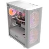 Obudowa DARKFLASH DK360 Biały + 3 Wentylatory ARGB Wnęki wewnętrzne 2.5" 1