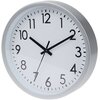 Zegar EXCELLENT HOUSEWARE PP 20 cm Srebrny Materiał wykonania Tworzywo sztuczne