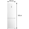 Lodówka MIDEA MDRB424FGE01OE No Frost 188cm Biała Kolor / wykończenie frontu Biały
