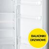 Lodówka MIDEA MDRT294FGE50 143cm Srebrna Położenie zamrażarki Na górze