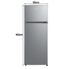 Lodówka MIDEA MDRT294FGE50 143cm Srebrna Kolor producenta Srebrny