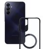 Etui 3MK Satin Guardx MagCase do Samsung Galaxy A15 5G Dominujący kolor Przezroczysty-czarny
