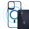 Etui 3MK Satin Guardx MagCase do Apple iPhone 12/12 Pro Dominujący kolor Przezroczysto-czarny