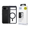 Etui 3MK Satin Guardx MagCase do Google Pixel 8A 5G Przezroczysto-czarny