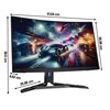 Monitor LENOVO R27qc-30 27" 2560x1440px 180Hz 0.5 ms [MPRT] Curved Przeznaczenie Dla gracza