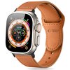 Pasek TECH-PROTECT NaturalFit do Apple Watch 6/7/8/9/10/SE/Ultra 1/2 (44/45/46/49mm) Brązowy