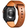 Pasek TECH-PROTECT NaturalFit do Apple Watch 6/7/8/9/10/SE/Ultra 1/2 (44/45/46/49mm) Brązowy Materiał Skóra