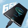 Kabel USB - USB-C USAMS Lithe Series 66W 1.2 m Fioletowy Gwarancja 24 miesiące