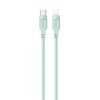 Kabel USB-C - Lightning USAMS Lithe Series 20W 1.2 m Zielony