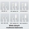 Kabel USB-C - USB-C/Lightning/Micro USB USAMS SJ650USB03 1 m Fioletowy Dedykowany model Uniwersalny