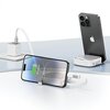 Kabel USB-C - USB-C/Lightning/Micro USB USAMS SJ650USB03 1 m Fioletowy Złącze 1 USB-C