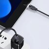 Kabel USB-C - Lightning USAMS Lithe Series 20W 1.2 m Czarny Typ USB-C - Lightning