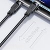 Kabel USB-C - Lightning USAMS Lithe Series 20W 1.2 m Czarny Złącze 1 USB-C
