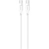 Kabel USB-C - USB-C USAMS SJ567USB02 100W 1.2 m Biały