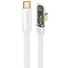 Kabel USB-C - USB-C USAMS US-SJ587 PD 100W 2m Biały