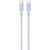 Kabel USB-C - USB-C USAMS SJ567USB03 100W 1.2 m Fioletowy