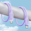 Kabel USB-C - USB-C USAMS SJ567USB03 100W 1.2 m Fioletowy Rodzaj Kabel