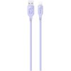 Kabel USB - Lightning USAMS Lithe Series 1.2 m Fioletowy