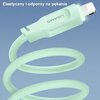 Kabel USB - Lightning USAMS Lithe Series 1.2 m Fioletowy Złącze 2 Lightning