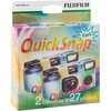 Aparat jednorazowy FUJIFILM Quicksnap 400 X-TRA Flash 2-pak, ISO 400 (2 x 27 zdjęć) Zasilanie Bateryjne