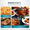 Air Fryer Frytkownica beztłuszczowa CECOTEC FoodCourt 11000 Connected (Wi-Fi) z podwójnym koszem Zakres temperatury (min-max) 40 - 230 °C