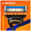 Golarka GILLETTE Fusion5 + 5 ostrzy + Stojak Informacje dodatkowe Gładkie golenie z minimalnym tarciem