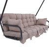 Zestaw poduszek PATIO Minorca H024-04PB Szary Materiał Poliester