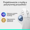Mysz LOGITECH Ergo M575S Biały Typ myszy Optyczna