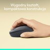 Mysz LOGITECH M196 Graphite Komunikacja z komputerem Bezprzewodowa