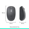 Mysz LOGITECH M196 Graphite Programowalne przyciski Nie