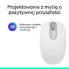 Mysz LOGITECH M196 Biały Komunikacja z komputerem Bezprzewodowa