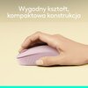 Mysz LOGITECH M196 Rose Komunikacja z komputerem Bezprzewodowa