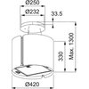 Okap FRANKE FSMS F42 345.0654.932 Biały mat Szerokość [cm] 42