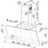 Okap FRANKE FPJ 625 V BK SS 330.0528.064 Czarny 470m3/h 57dB klasa A+ Szerokość [cm] 59.8