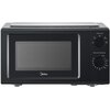 Kuchenka mikrofalowa MIDEA MD-MP012MK-BK 700W średnica 24.5 cm pojemność 19L Technologia inwerterowa innowave  Czarny