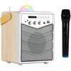 Power audio MUSICMATE MM-SK100 Apex Flex Mikrofon Karaoke Biały Bluetooth Tak