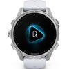 Zegarek sportowy GARMIN Fenix 8 43mm Srebrno-biały Wodoszczelność Tak