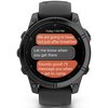 Zegarek sportowy GARMIN Fenix E 47mm Czarno-szary Kompatybilna platforma Android