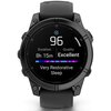 Zegarek sportowy GARMIN Fenix E 47mm Czarno-szary Rozmiar wyświetlacza [cal] 1.3
