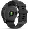 Zegarek sportowy GARMIN Fenix E 47mm Czarno-szary Wykonanie paska Silikon