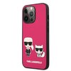 Etui KARL LAGERFELD Ikonik Karl & Choupette do Apple iPhone 13 Pro Max Fuksja Model telefonu iPhone 13 Pro Max