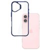 Etui 3MK Satin Armor Case+ do Apple iPhone 16 Przezroczysto-niebieski
