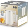 Czajnik SENCOR SWK 0155WH Regulacja temperatury Nie