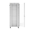 Szafa RACK LANBERG 19" 42U FF01-8042-12SL 800 x 1000 mm, Stojąca Szary Szerokość [mm] 800